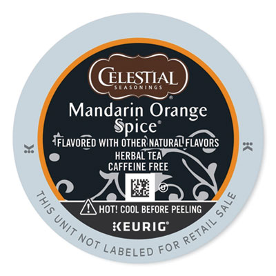 Celestial Mandarin Orange  Spice Herb Tea K-Cups (24/bx)