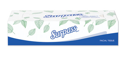 Surpass 2ply Facial Tissue  100 Sheet (30/cs)