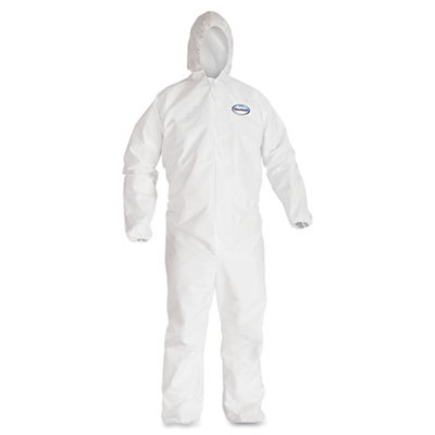Coverall W/hood &amp; Boots - 2xlg (25/cs)