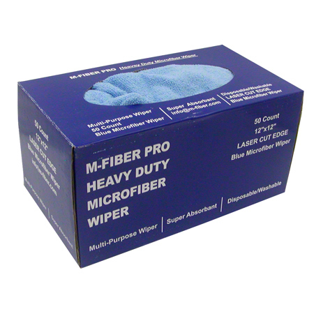 High-Performance Disposable 
Wiper - 12&quot; x 12&quot; Blue (50/bx)