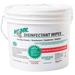 Monk Disinfectant Wipes 800  Sheets In Bucket (2/cs)