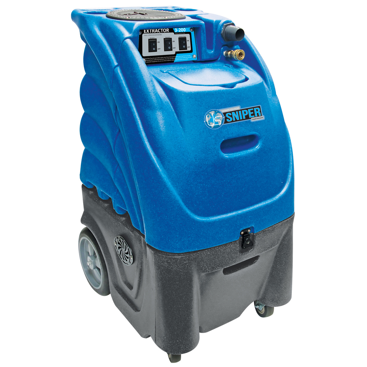 12 Gal 200 PSI 2 Stage Motor Heated Carpet Extractor