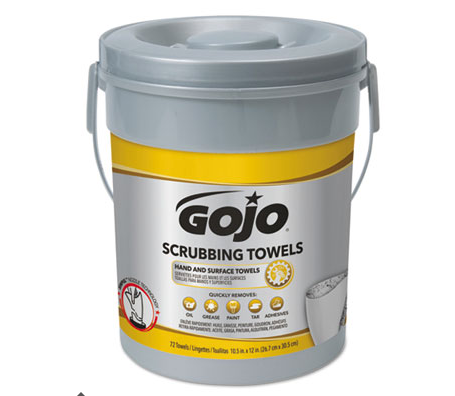 Gojo Hand Cleaning Scrubbing  Towels 72 CT (6/cs)