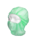 Large Green Hair/beard Hood 100 Pack (10/cs)