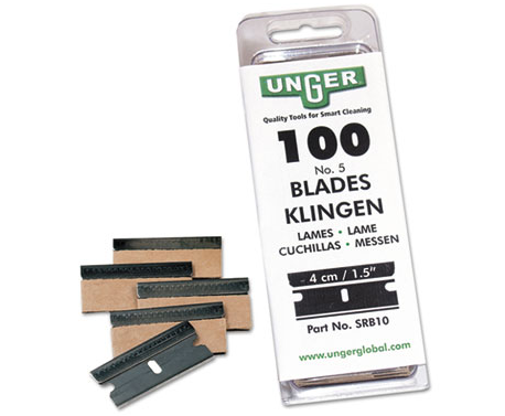 Unger #9 Scraper Blades  (100/bx)