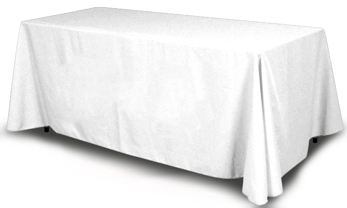 Heavy White Perf Table Cover  Folded (1/rl)