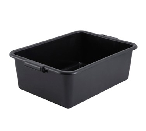 Box Dish 20x15.5x7 Black 1/ea  Pl-7k