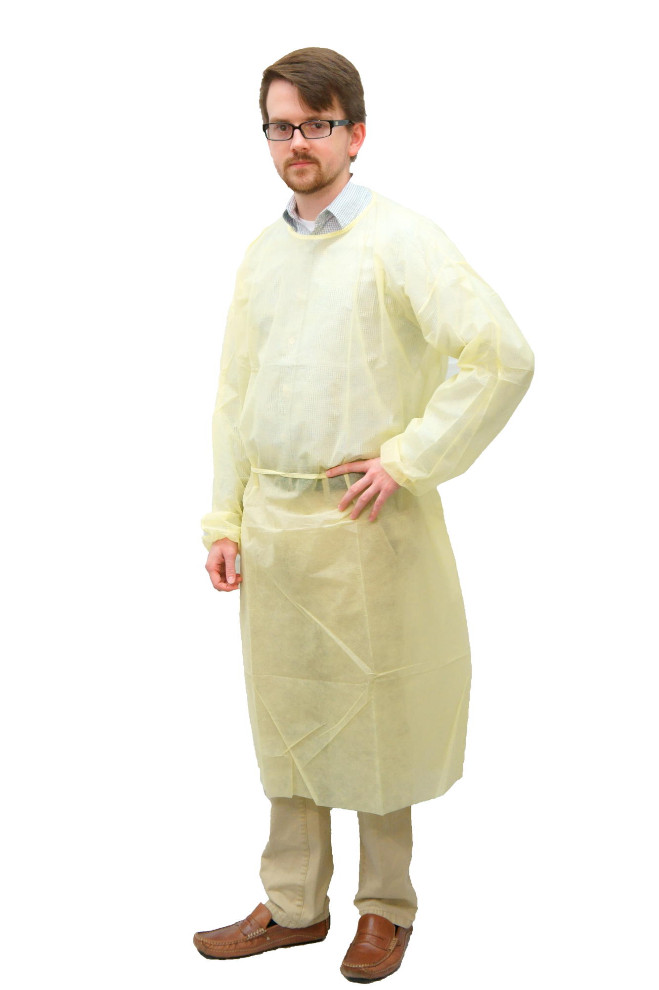 Isolation Gown Disposable Yellow