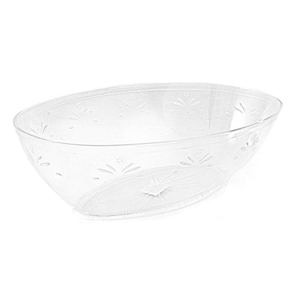 Large Clear Oval Serving Bowls  (50/cs)