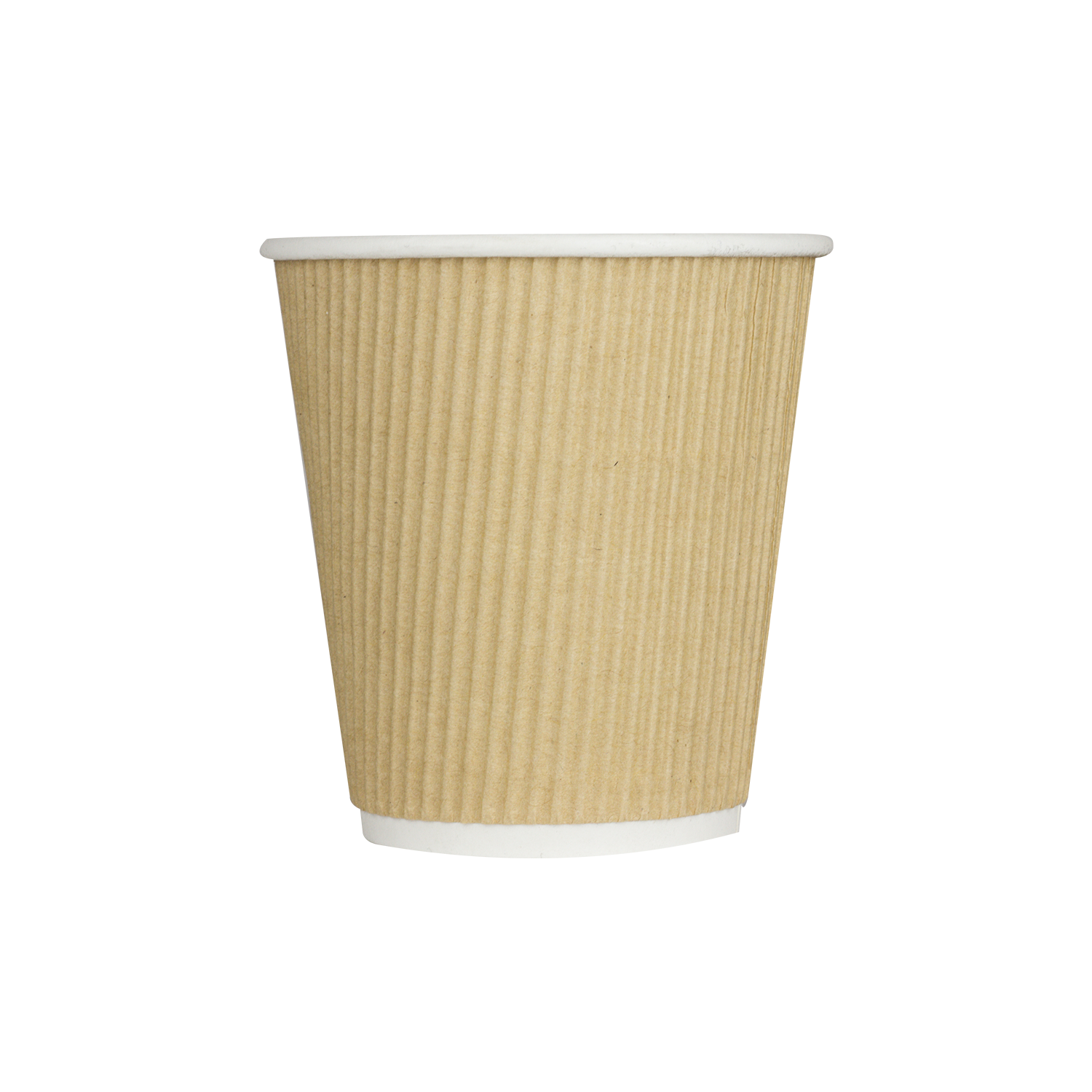 10 Oz Ripple Paper Cup Kraft (500/cs)