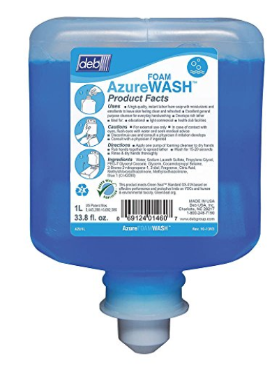 Deb Refresh Azure FOAM Soap
(6/cs)