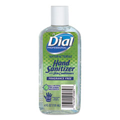 Dial Antibacterial Gel Hand  Sanitizer 4 oz (24/cs)