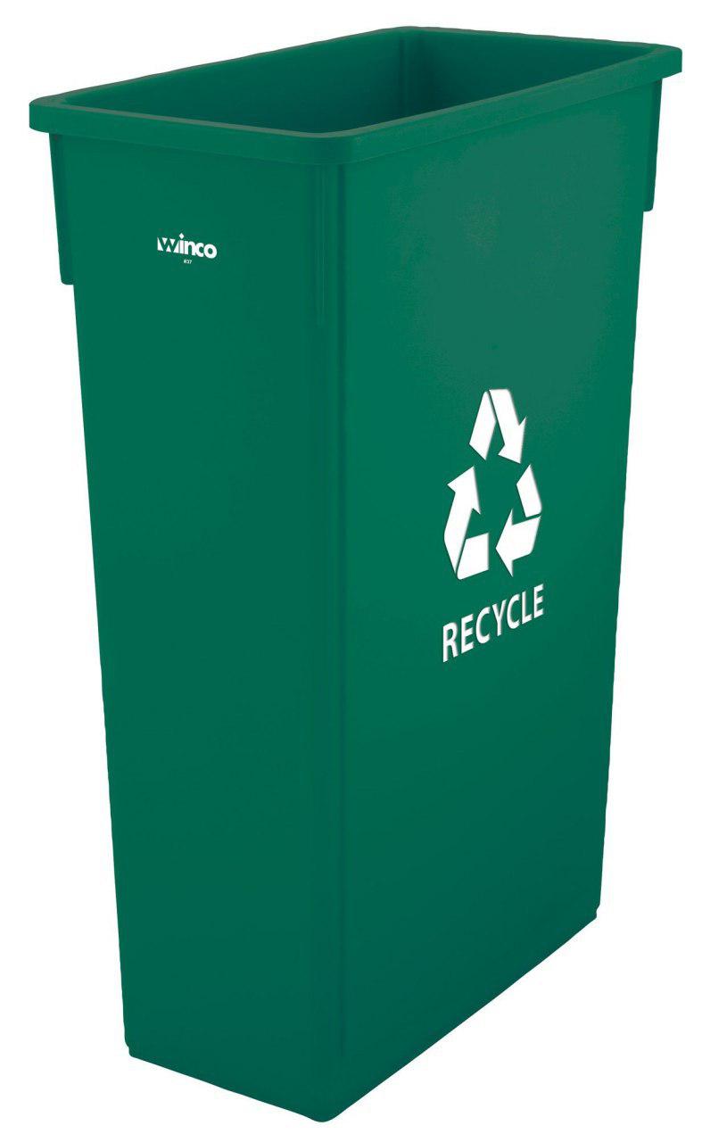 23 Gal Recycle Green Slim
Receptacle