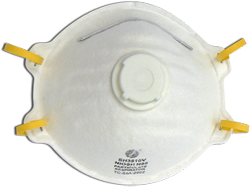 N95 Dust Mask With Exhalation  Valve (10/bx)