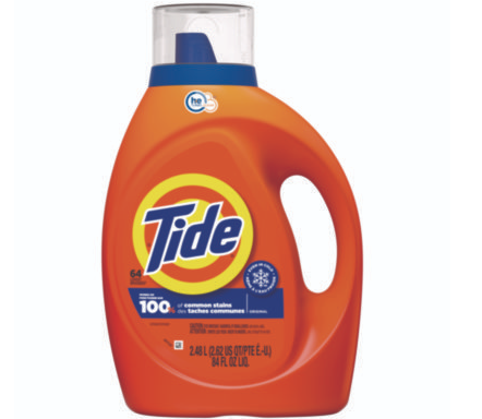 Laundry Detergent Liquid 92oz  Tide He 2x 4/cs             