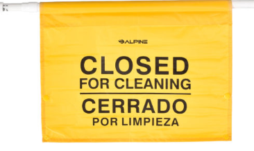 Safety Sign Closed For  Cleaning