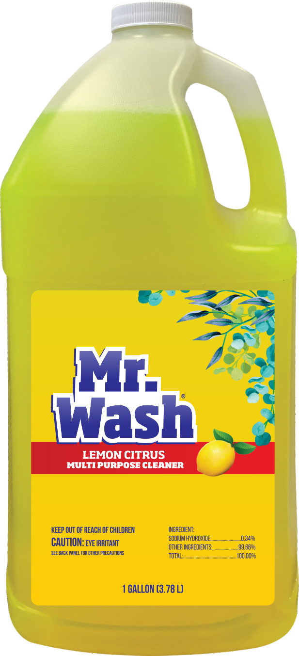 Mr. Wash Lemon Citrus Multi  Purpose Clean 1 Gal (4/cs)