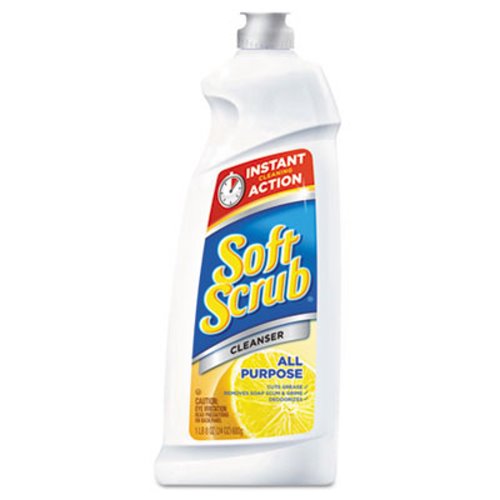 Soft Scrub Liquid Cleaner Lemon (9/cs)