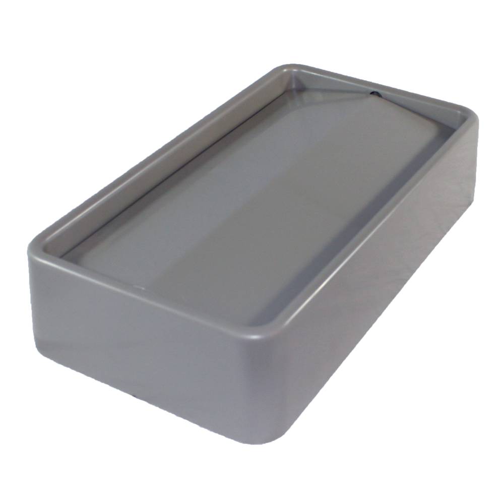 Thin Bin Container Lid Gray