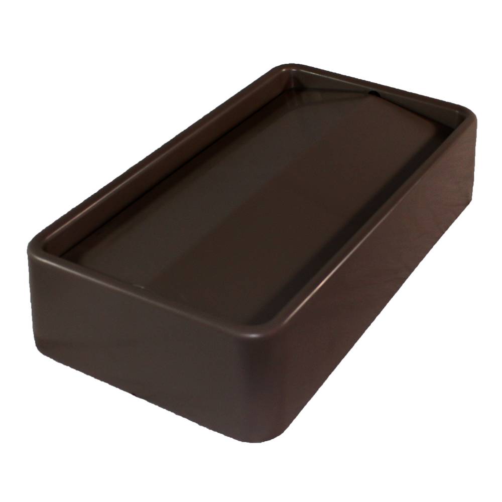 Thin Bin Container Lid Black