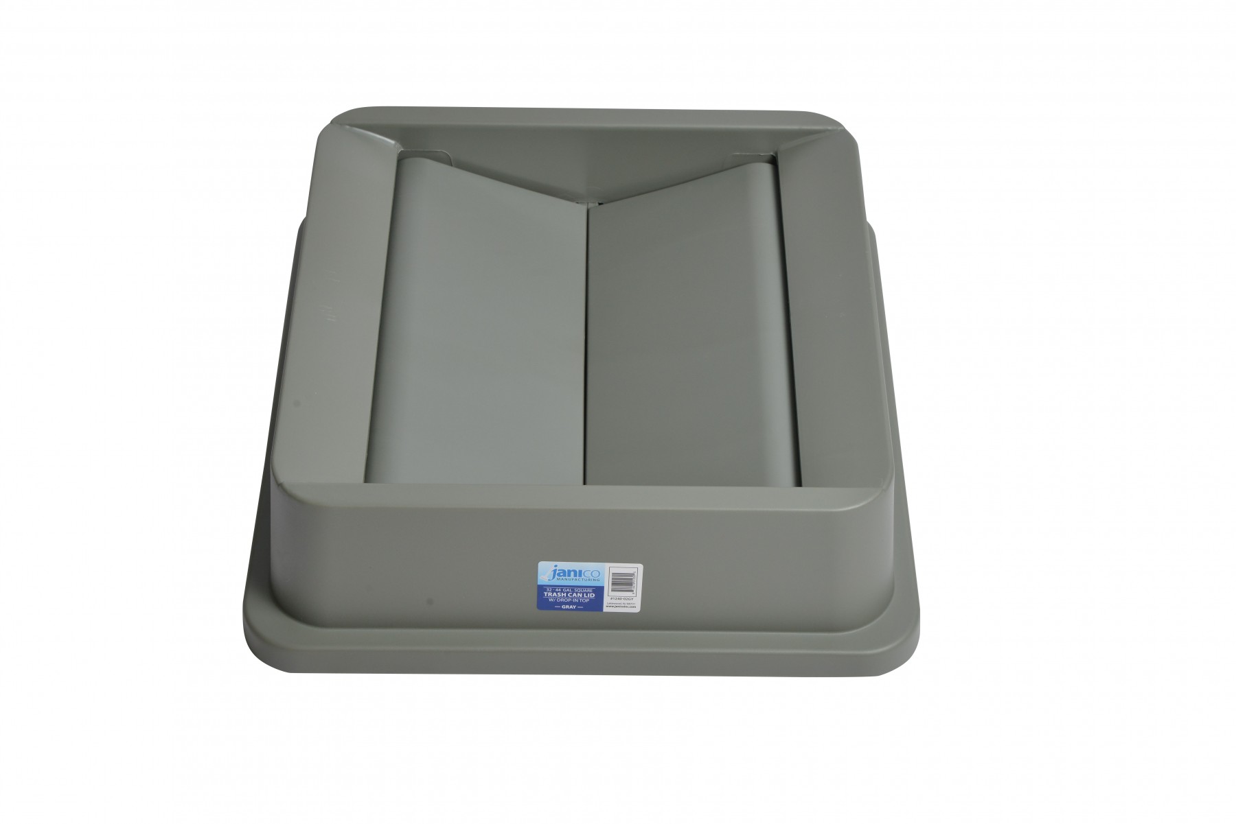 Lid For 32-44 Gal. Square Can Grey (1/ea)