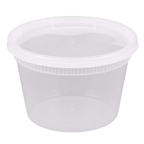 16 Oz Clear Deli Container Combo (240/cs)