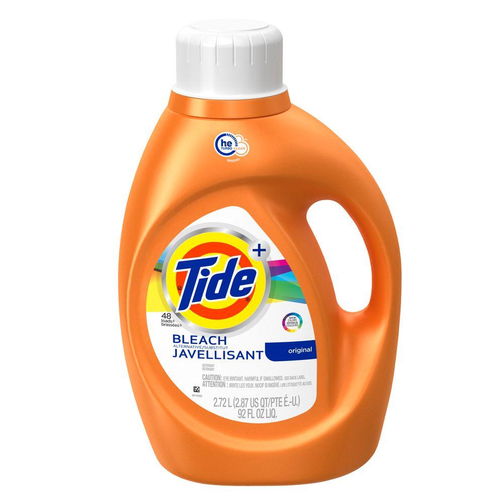 Tide Liquid Laundry Detergent w/ Bleach Alternative 92 oz