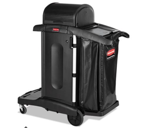 Executive High Security  Janitorial Cleaning Cart